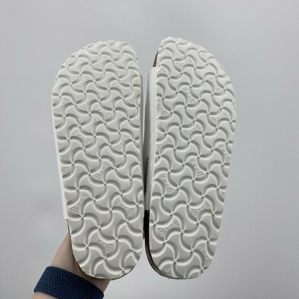 Birkenstock Florida Sandals White Size 9 Narrow - Picture 12 of 12
